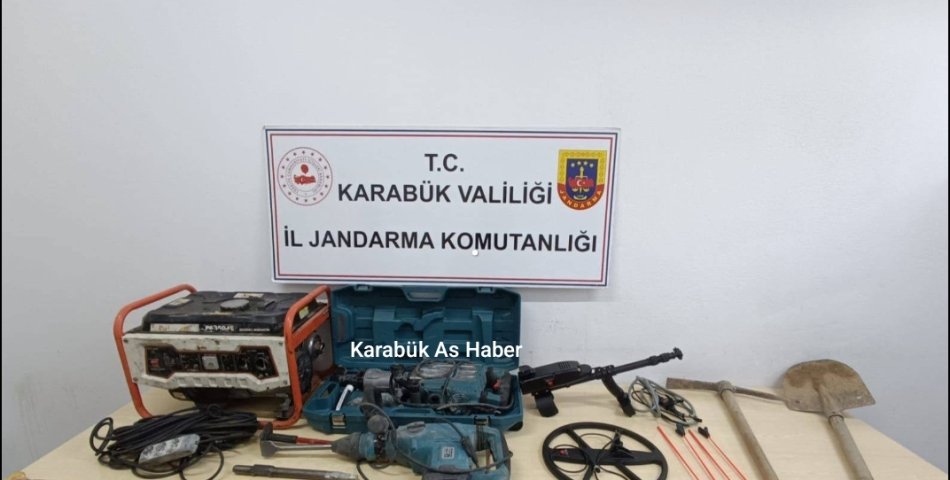 Safranbolu'da Kaçak Kazı Operasyonu: 6 Kişü Suçüstü Yakalandı