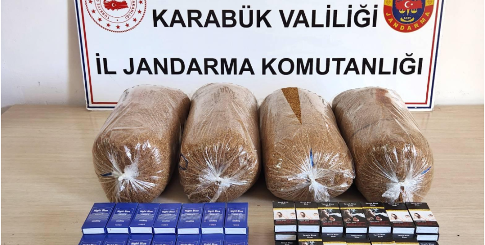 Karabük’te Kaçak Tütün ve Alkol Operasyonu: 20 Kilogram Tütün Ele Geçirildi