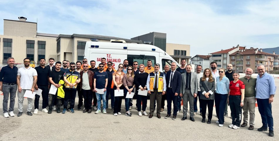 Sağlık Personeline İleri Sürüş Teknikleri Eğitimi Devam Ediyor